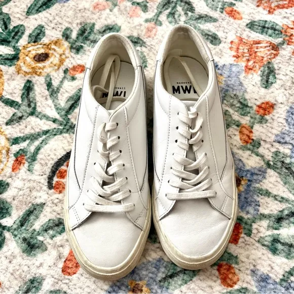 Madewell / Sidewalk Low-Top Sneakers in Leather