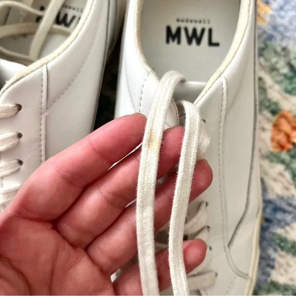 Madewell / Sidewalk Low-Top Sneakers in Leather