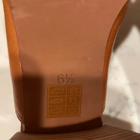 Madewell The Carey Mule in Leather NWOT