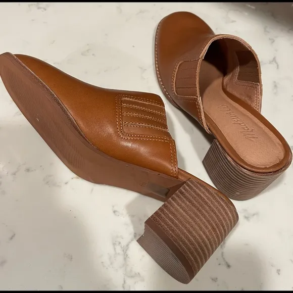 Madewell The Carey Mule in Leather NWOT