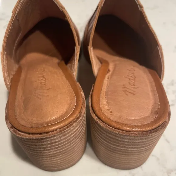 Madewell The Carey Mule in Leather NWOT