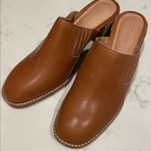 Madewell The Carey Mule in Leather NWOT