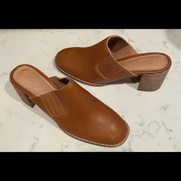 Madewell The Carey Mule in Leather NWOT