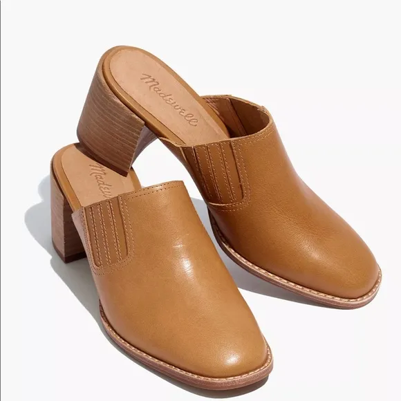 Madewell The Carey Mule in Leather NWOT