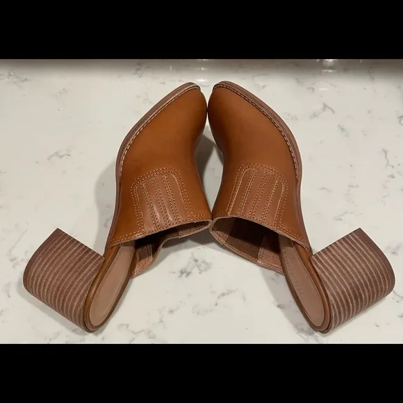 Madewell The Carey Mule in Leather NWOT