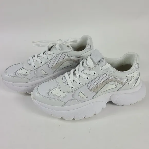 MAJE White W20 FASTER Chunky Sneakers