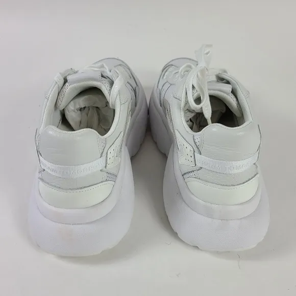 MAJE White W20 FASTER Chunky Sneakers