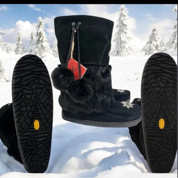 Manitobah Mucklucks Snow ❄️ and Rain Boots Snow Owl