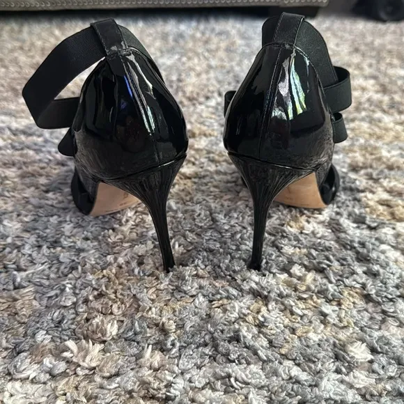 Manolo Blahnik Black Strappy Women's Heels