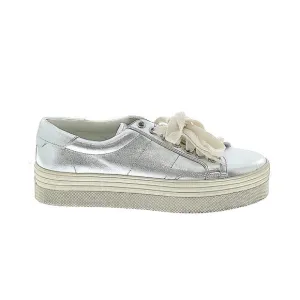 Marc Fisher sneakers in silver metallic.  Size 5.5
