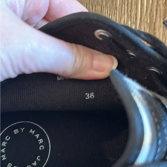 Marc Jacobs Black and White High-Top Sneakers