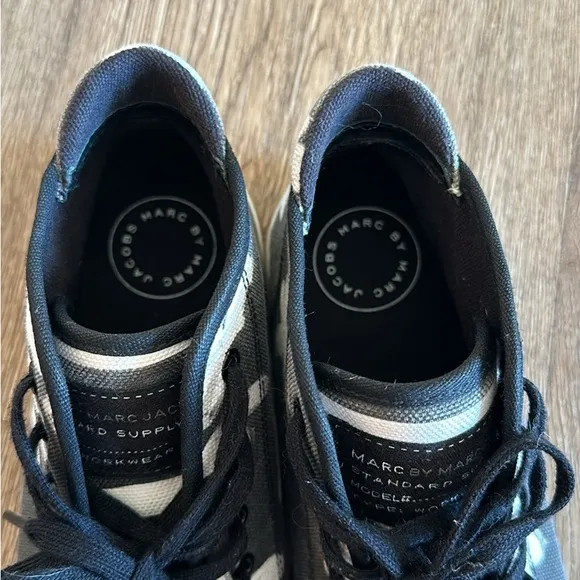 Marc Jacobs Black and White High-Top Sneakers