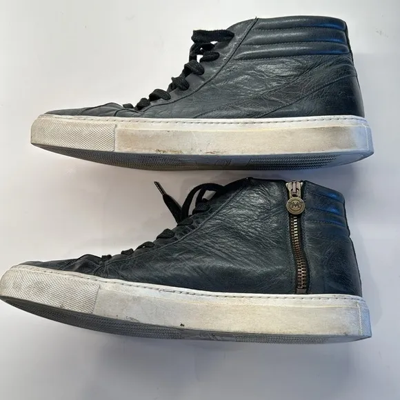 Matchless high top leather sneakers size 9