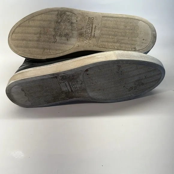 Matchless high top leather sneakers size 9