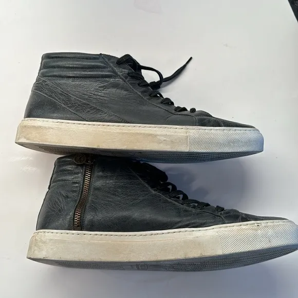 Matchless high top leather sneakers size 9