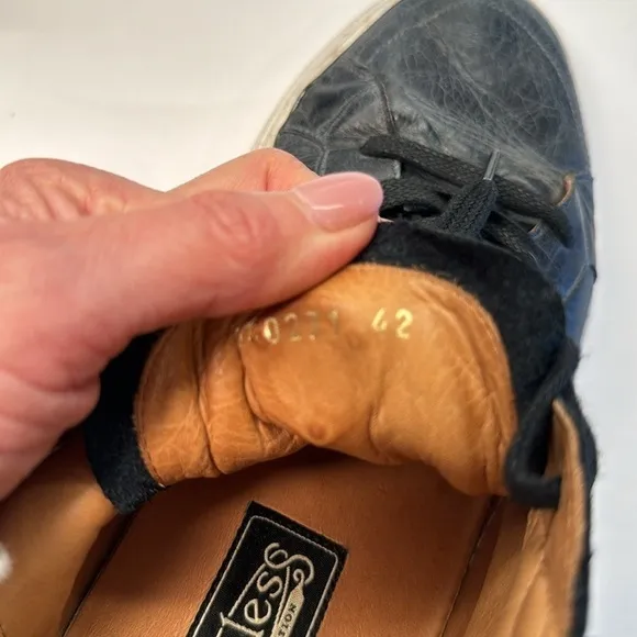 Matchless high top leather sneakers size 9
