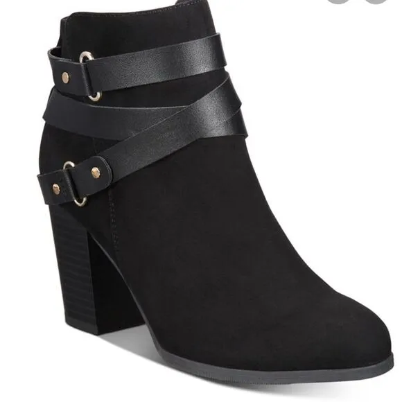 Material Girl Women’s Harness Boots sz 9.5 NEW # box H970
