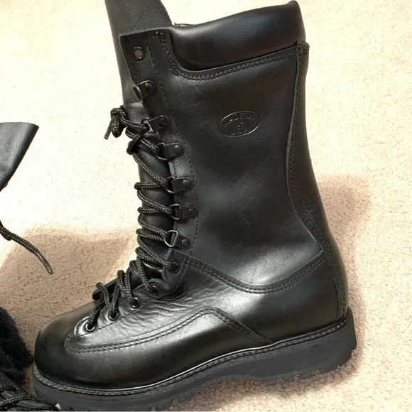 Matterhorn 1949 gore-Tex 10” black combat boots 200g Thinsulate Mens Sz 8.5