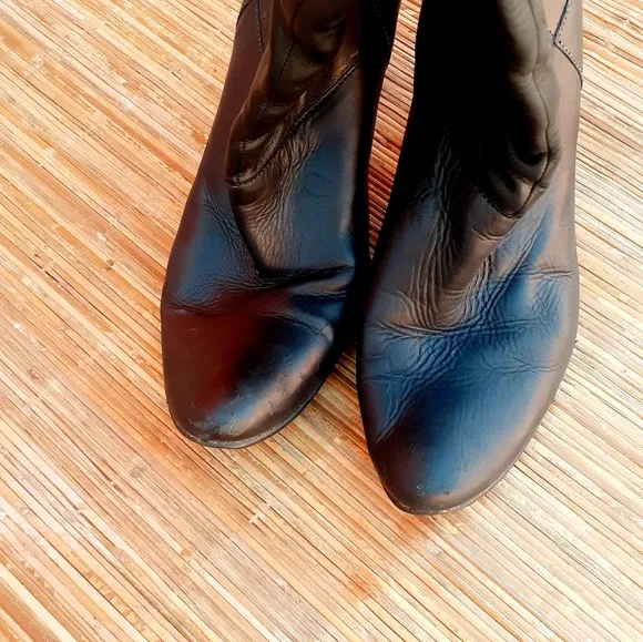 MAX&amp;Co Leather Slouchy boots knee high 39