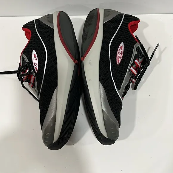 MBT KIMONDO Walking Shape Up Running Shoes 400215-03 Size 8,5 US  Black red