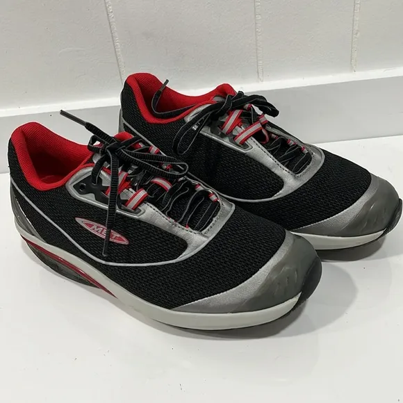 MBT KIMONDO Walking Shape Up Running Shoes 400215-03 Size 8,5 US  Black red