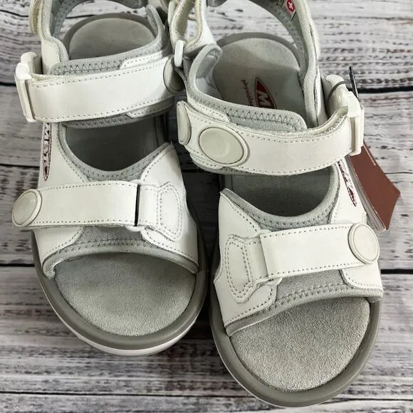MBT Physiological Footwear Sandals Shoes size 6 Women Kisumu White Comfort
