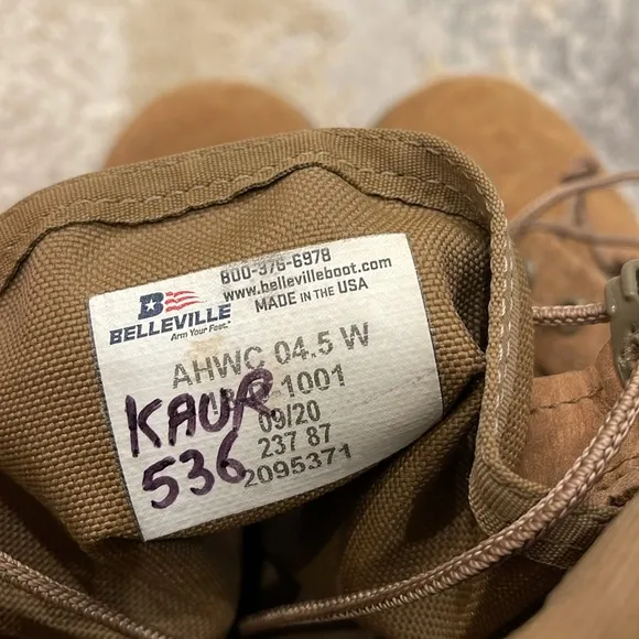MCRAE MIL-SPEC 8&quot; Coyote Hot Weather Steel-Toe Boots Size 04.5 W