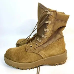 MCRAE MIL-SPEC 8&quot; Coyote Hot Weather Steel-Toe Boots Size 04.5 W