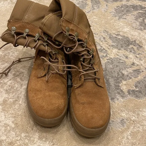 MCRAE MIL-SPEC 8&quot; Coyote Hot Weather Steel-Toe Boots Size 04.5 W