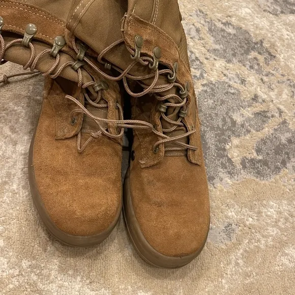 MCRAE MIL-SPEC 8&quot; Coyote Hot Weather Steel-Toe Boots Size 04.5 W