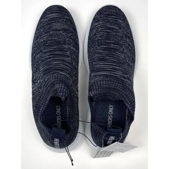 MEMBERS ONLY Mens US 10M Navy Breathable Slip-On Athletic SHOES Sneakers NWT NEW