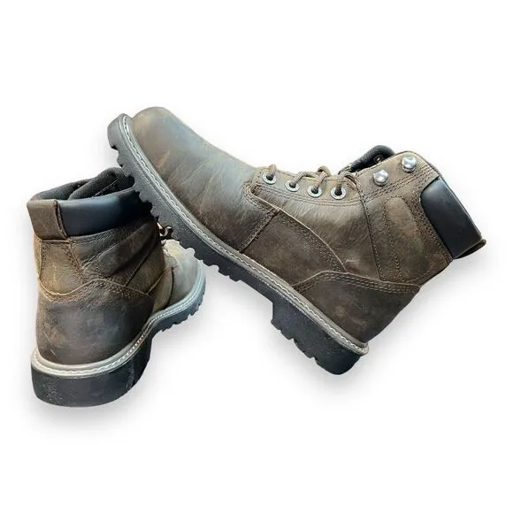 Men Wolverine Floorhand Steel Toe Waterproof Work Boot W10633 Dark Brown Orignal