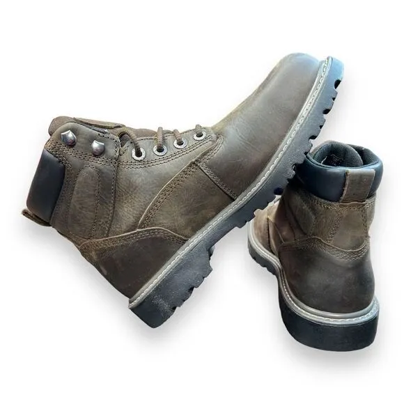 Men Wolverine Floorhand Steel Toe Waterproof Work Boot W10633 Dark Brown Orignal