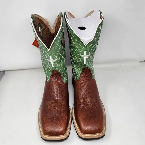 Men's 12 Twisted X Lite Cowboy Work 12&quot; steel toe western cross boots MLCS002