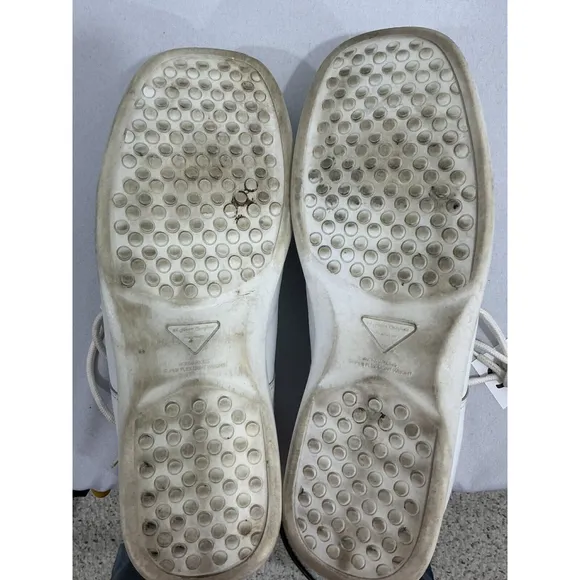 Men’s 24 Hour   Size 13 WW 3011 White Leather Lace Up Comfort Shoes