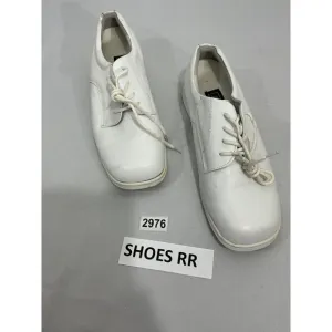 Men’s 24 Hour   Size 13 WW 3011 White Leather Lace Up Comfort Shoes