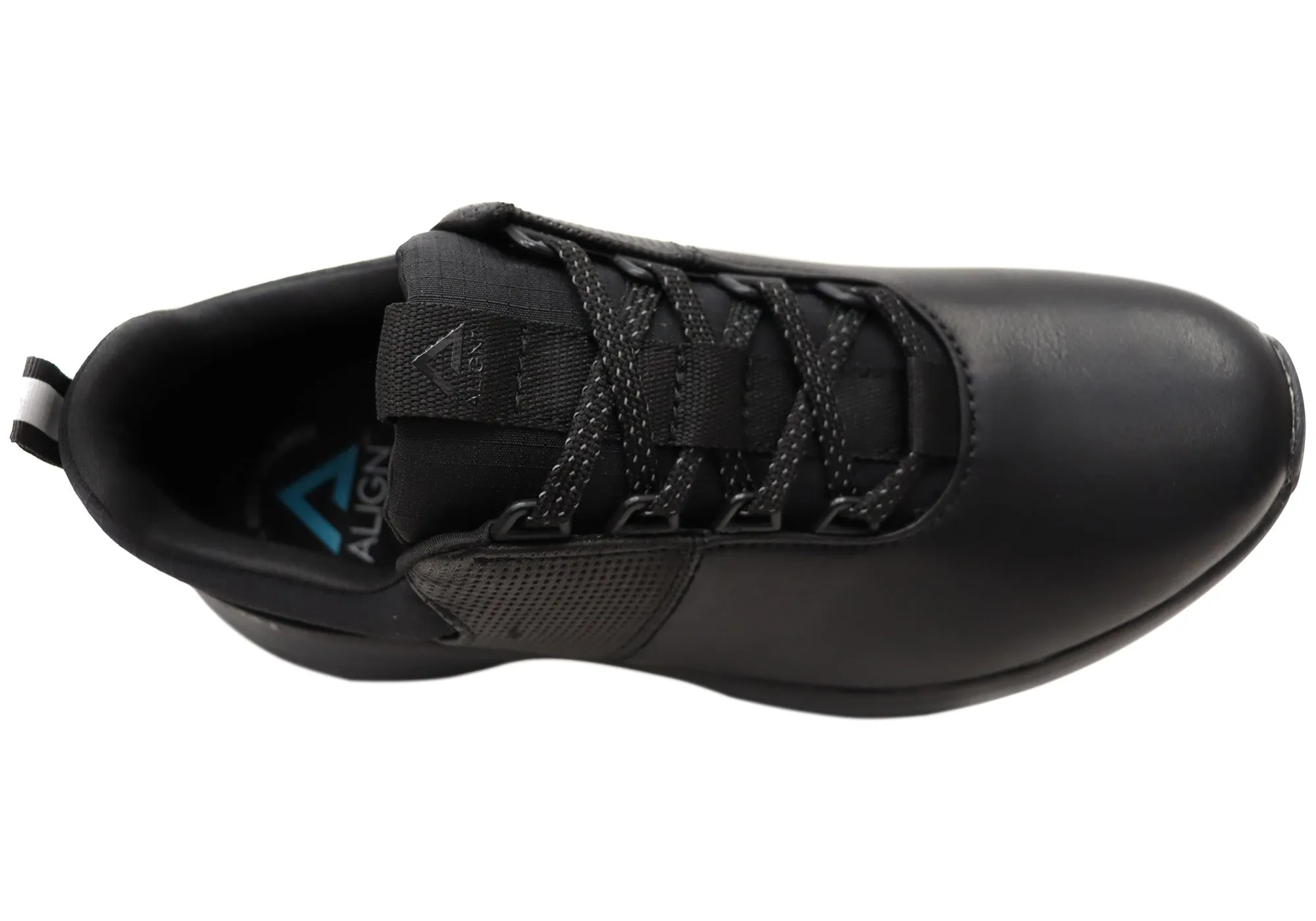 Mens Align Tahoe Comfortable Leather Wide Fit Arch Support Sneakers