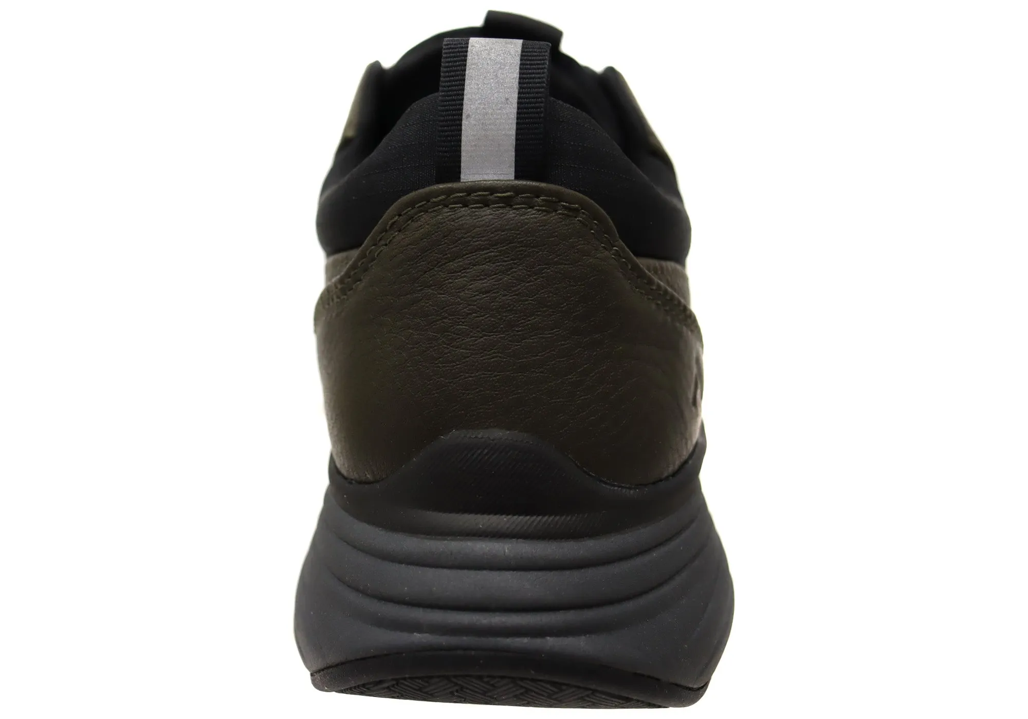 Mens Align Tahoe Comfortable Leather Wide Fit Arch Support Sneakers