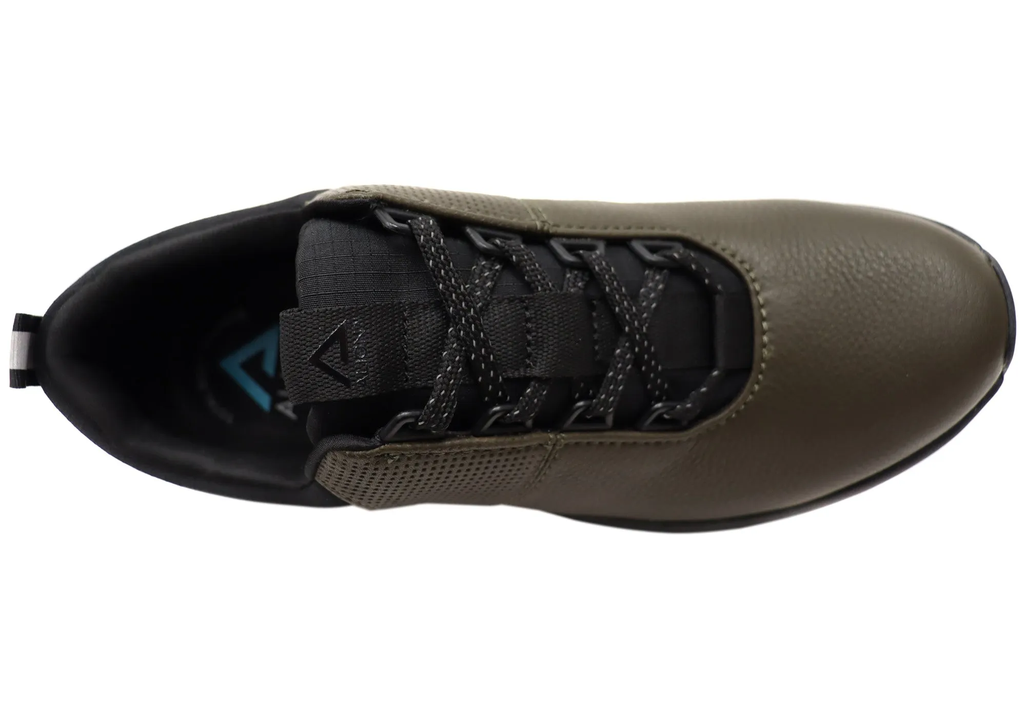 Mens Align Tahoe Comfortable Leather Wide Fit Arch Support Sneakers