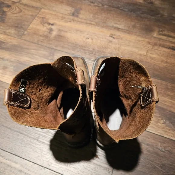 Mens Ariat Work American Flag leather boots
