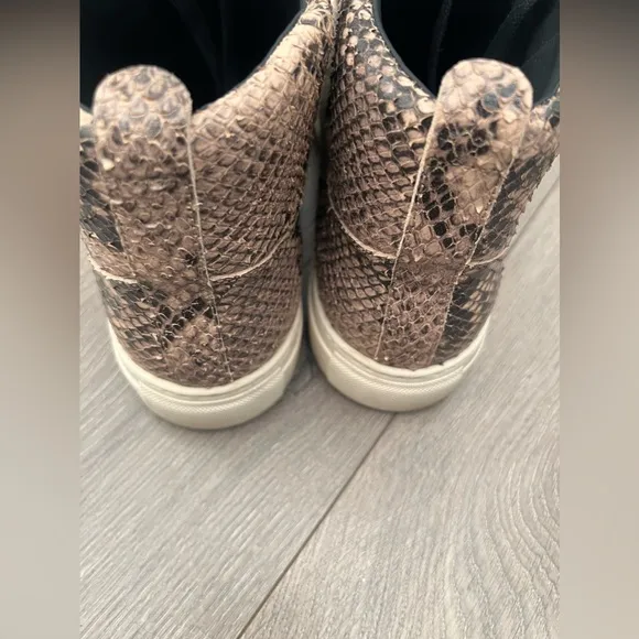 Mens Balenciaga Arena High 'Python' Trainers  | Size 43 | Brown and Black