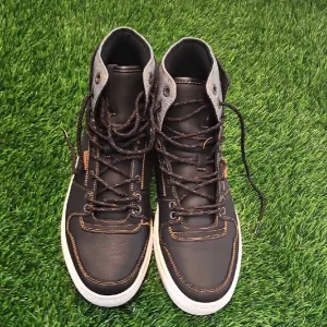 Men's Black High-Top Sneakers
