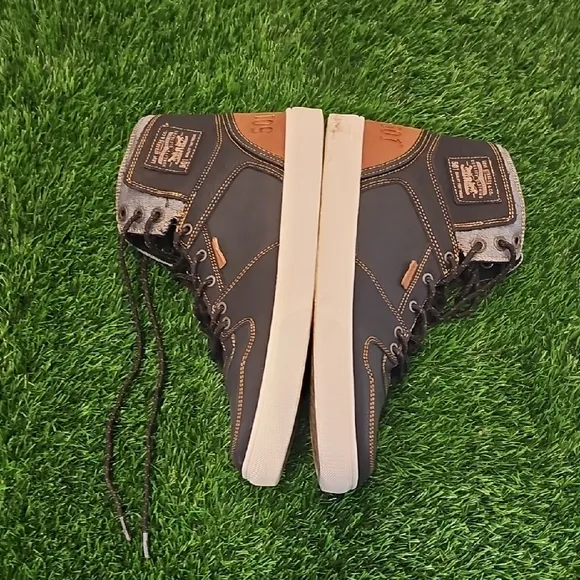 Men's Black High-Top Sneakers