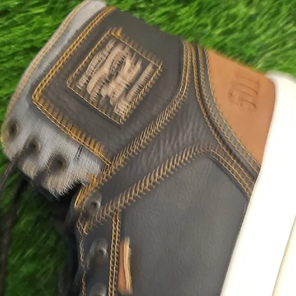 Men's Black High-Top Sneakers