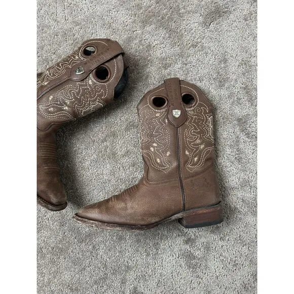 Men's‎ Boots Wild West Genuine Leather Ranch Toe Boot 28249940 Size US 7.5