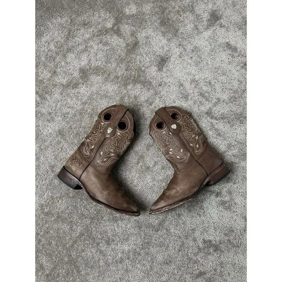 Men's‎ Boots Wild West Genuine Leather Ranch Toe Boot 28249940 Size US 7.5