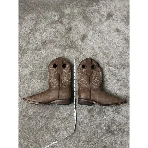 Men's‎ Boots Wild West Genuine Leather Ranch Toe Boot 28249940 Size US 7.5