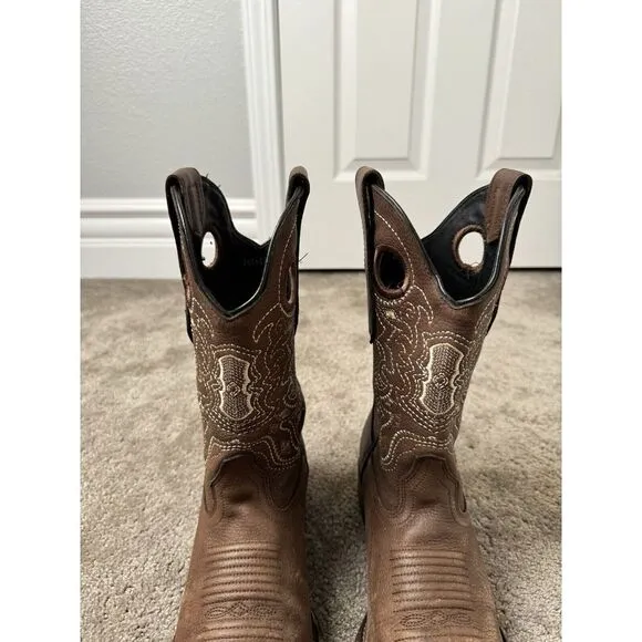 Men's‎ Boots Wild West Genuine Leather Ranch Toe Boot 28249940 Size US 7.5