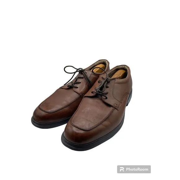 Men's Bostonian Layered  Comfort Footbed Dress Shoes, Brown Leather 11.5M. New