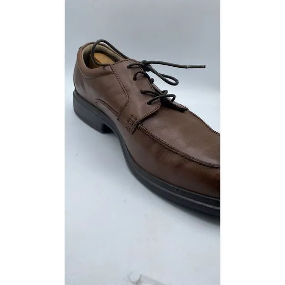 Men's Bostonian Layered  Comfort Footbed Dress Shoes, Brown Leather 11.5M. New